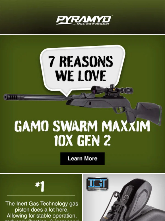 Pyramyd Air 7 Reasons We Love the Gamo Swarm Maxxim Milled