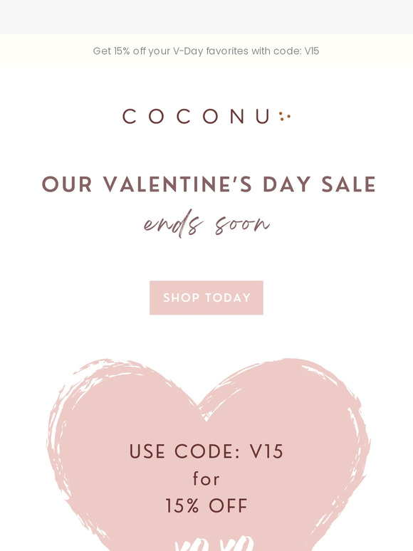 Last call for 15% off 🤍