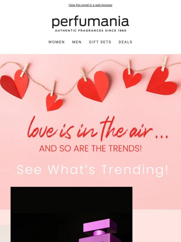 Love is in the air & so are the trends!