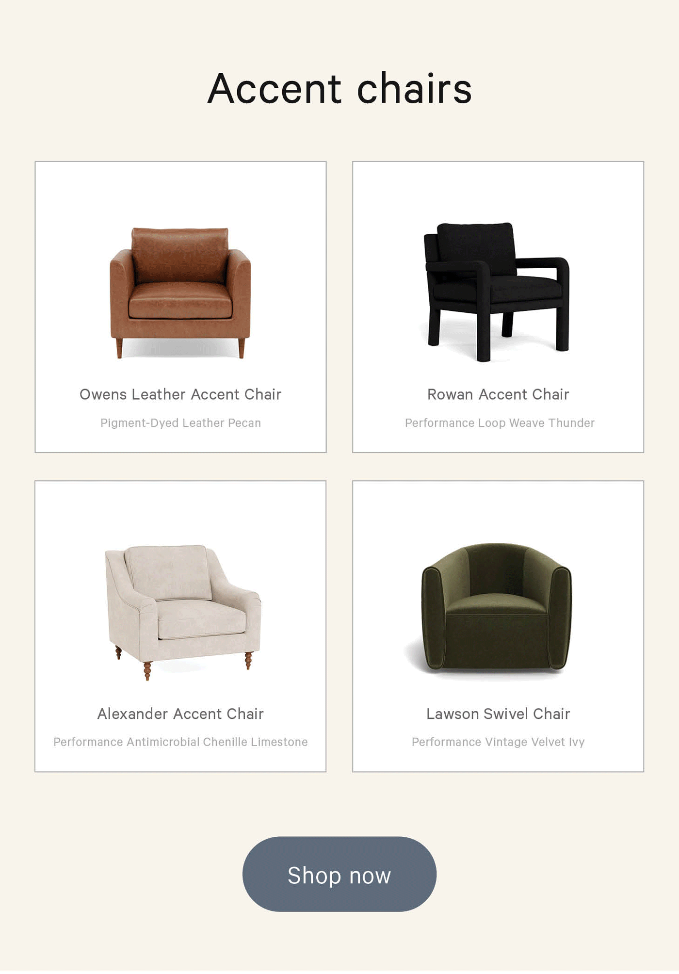 Shop Accent Chairs