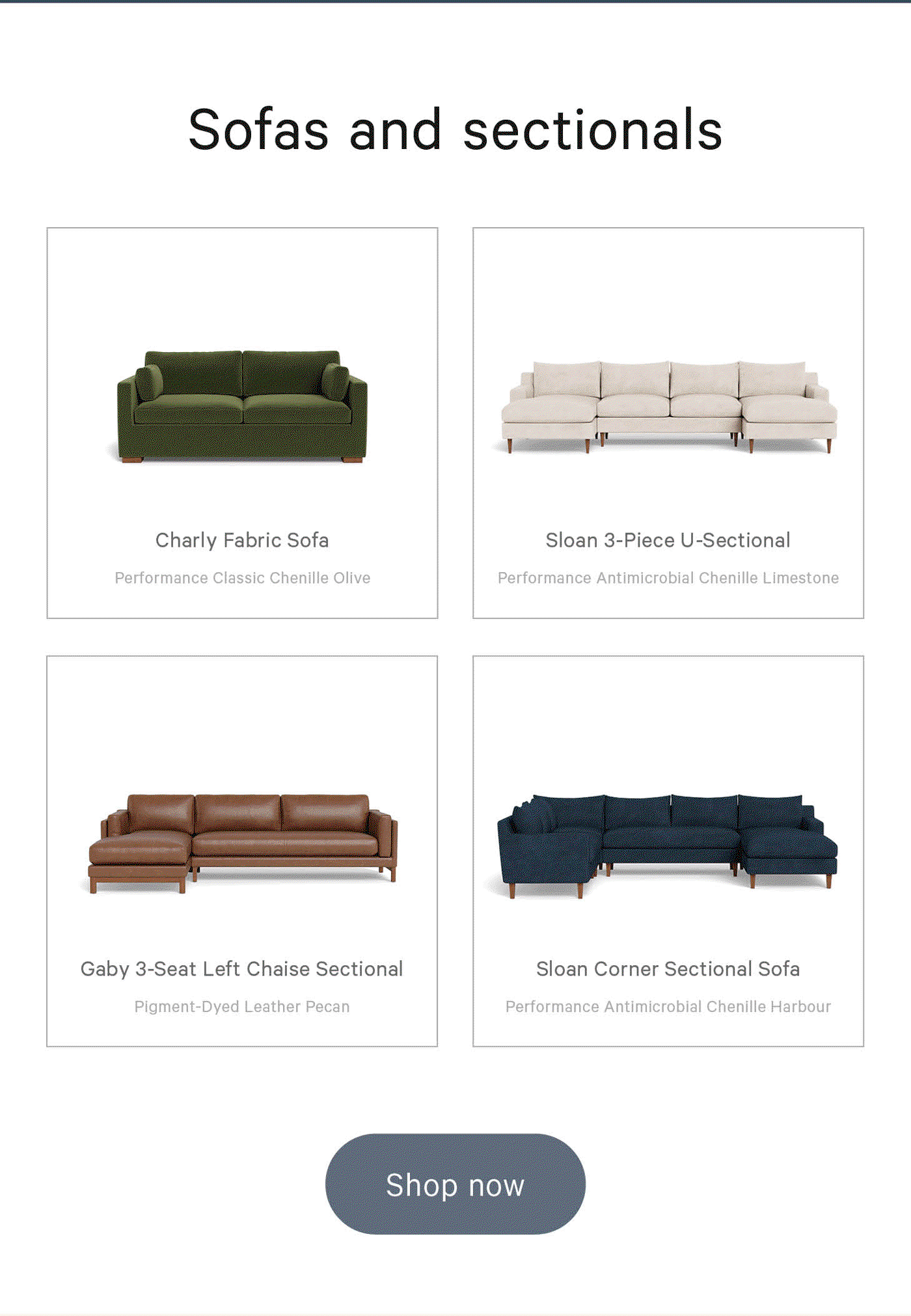 Shop Sofas & Sectionals