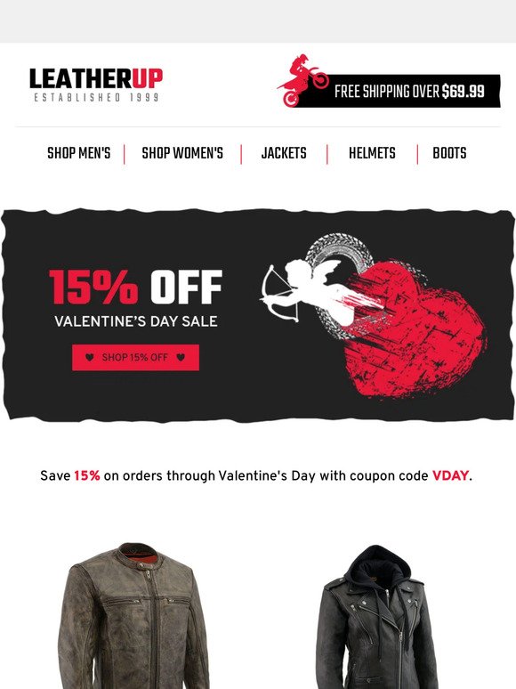 15% OFF 💗 Valentine's Day Sale