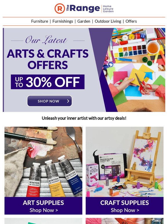 Up to 30% Off Arts & Crafts – Hurry, Limited Time Only! 🖌️