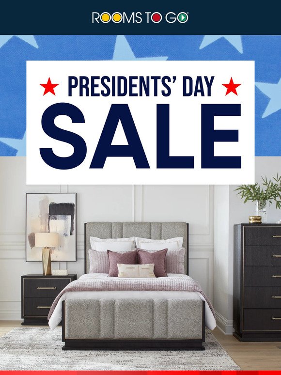 Are you excited for big Presidents' Day savings?!