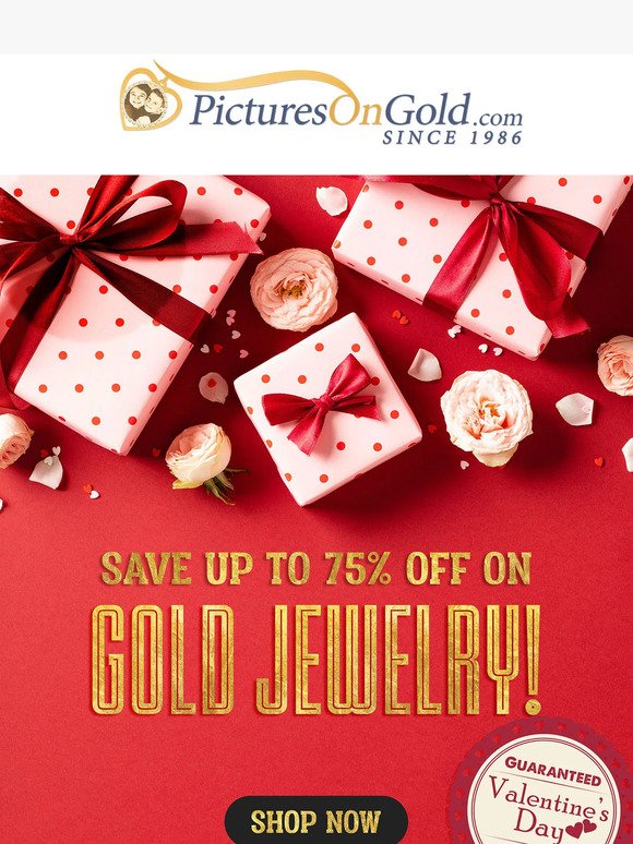 ⚡  Hey, Save Up To 75% Off Gold Jewelry!