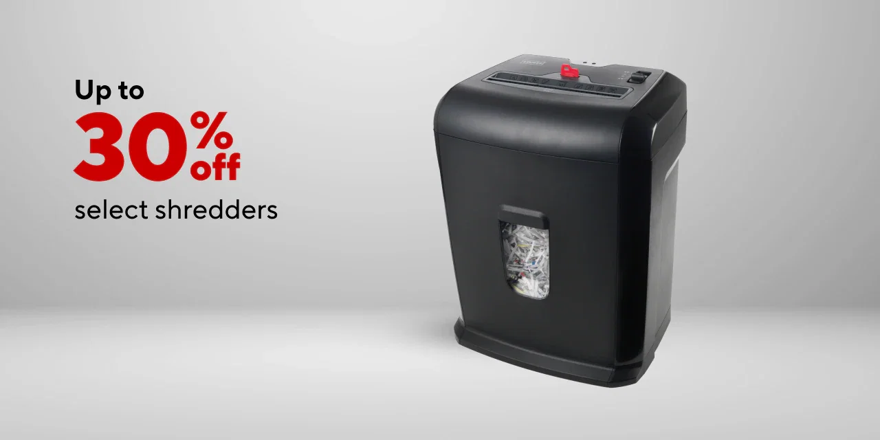 Shredders as low as $34.99
