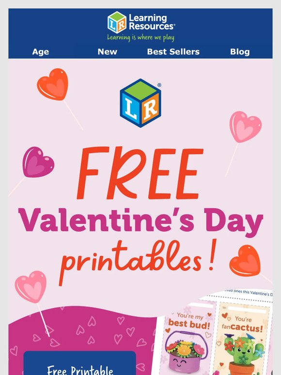 Valentine's Day Learning Fun: Free Printable Activities Inside! 💗