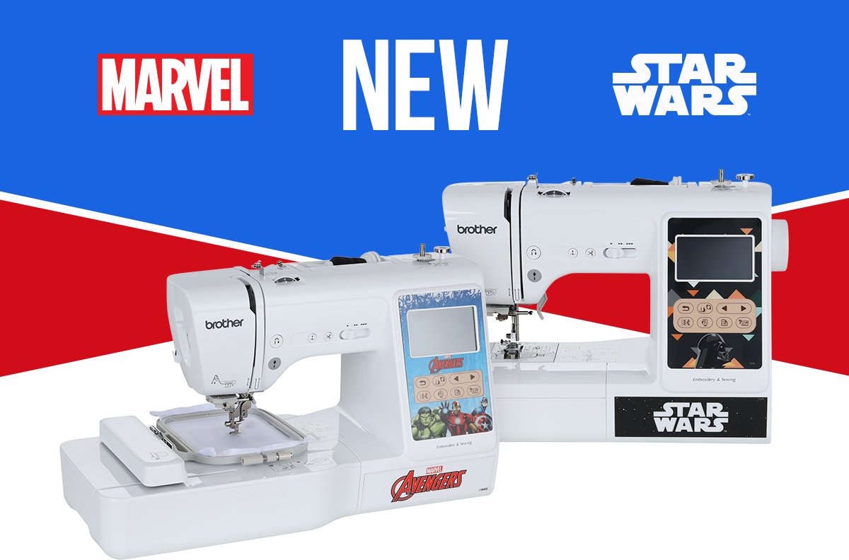 Brother Just Landed! Our New Star Wars™ & Marvel inspired Sewing and