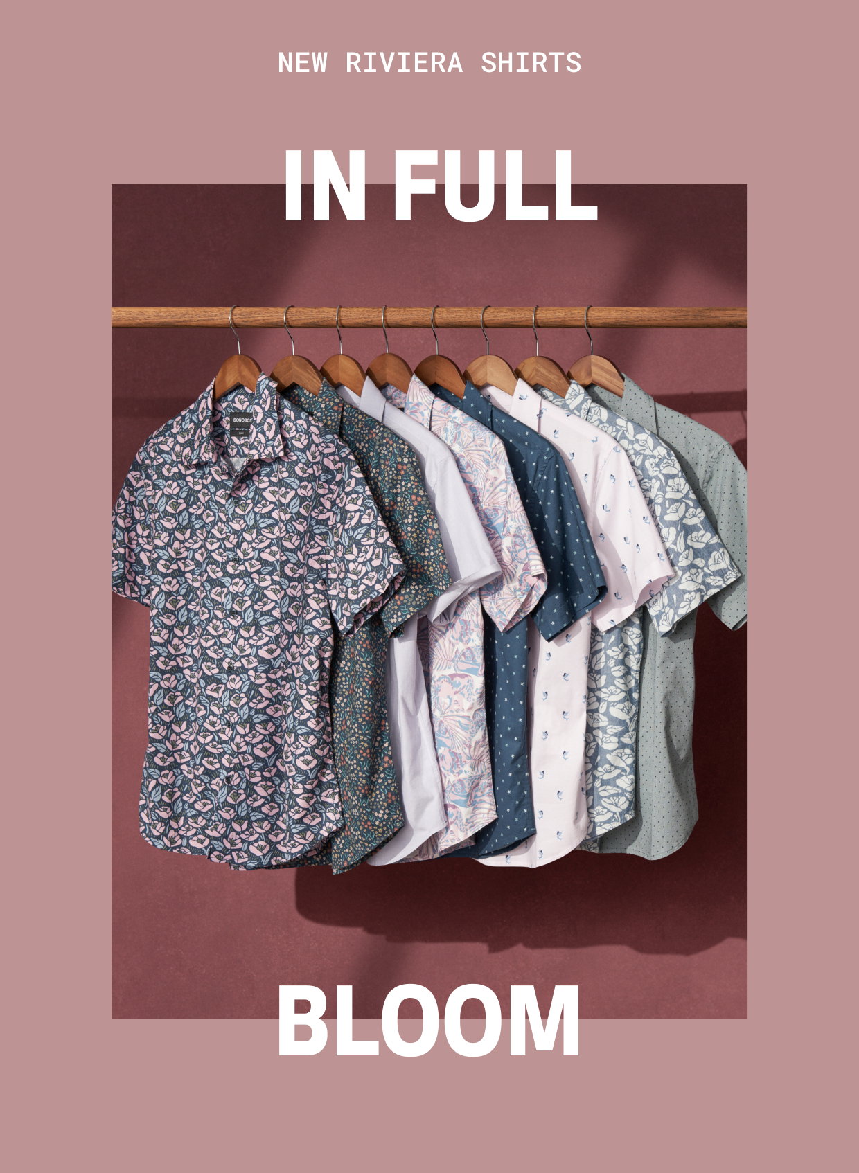 Riviera Bloom Loungewear shirt