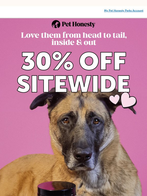 30% off for more love!