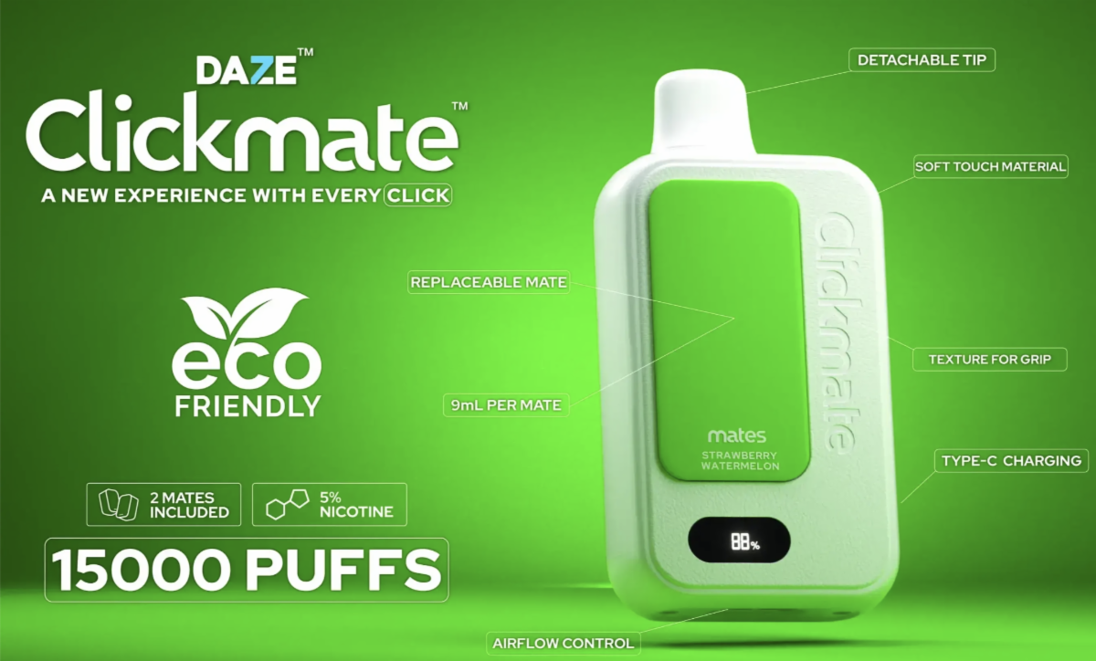 clickmate vape pods near me Vapor DNA: 7 Daze presents the Clickmate！Eco-friendly and Shareable!