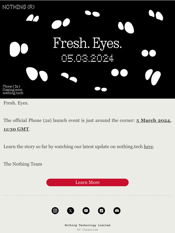 Save the date: 5 March 2024