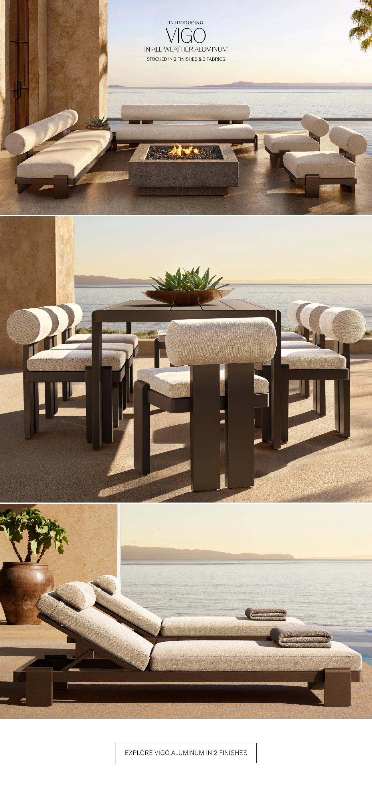 Restoration Hardware: Introducing the Byron Reeded Outdoor Collection ...