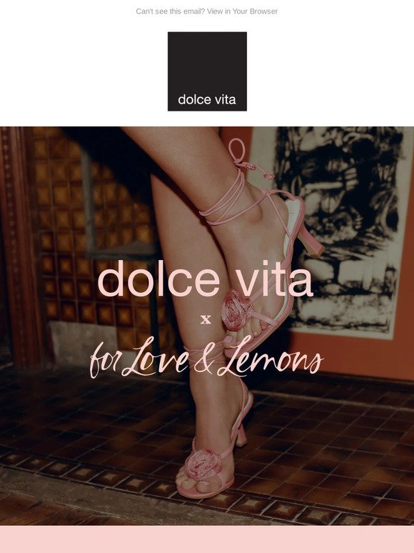 DOLCE VITA + FOR LOVE & LEMONS
