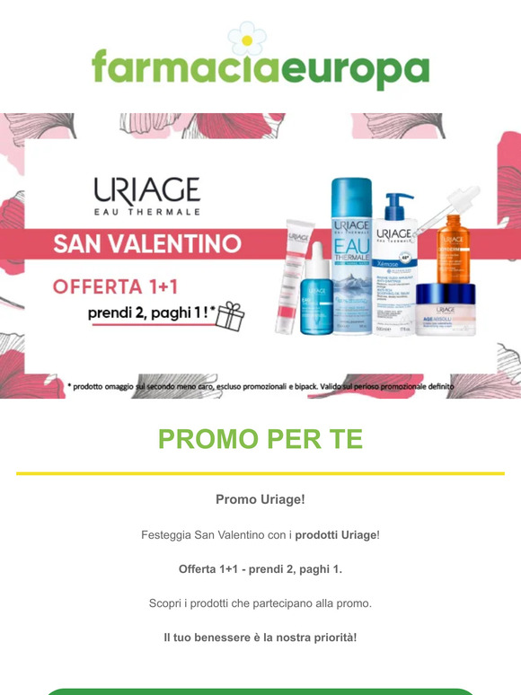 Festeggia San Valentino con i prodotti Uriage!