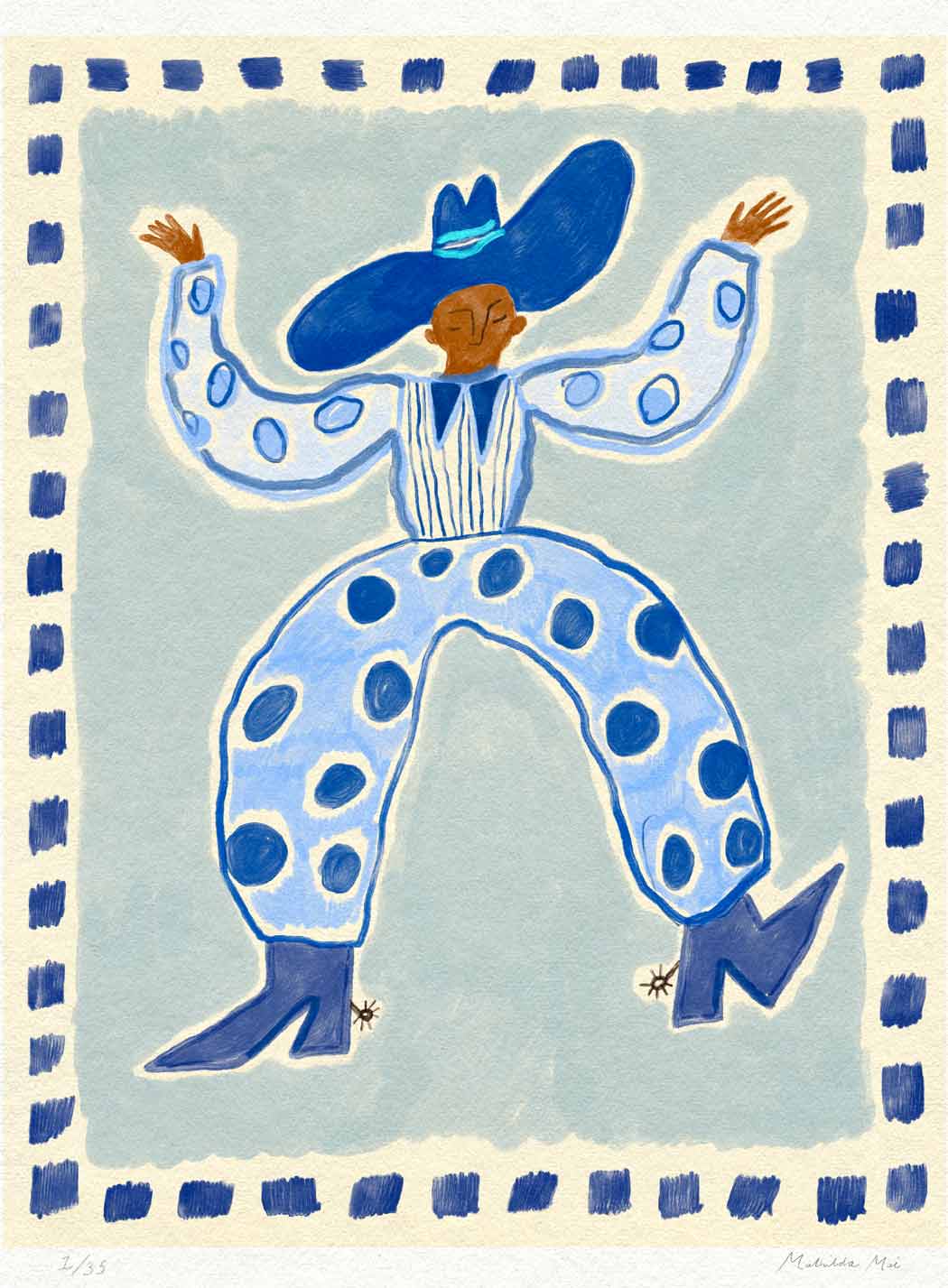Image of Saddle Trio: Blue