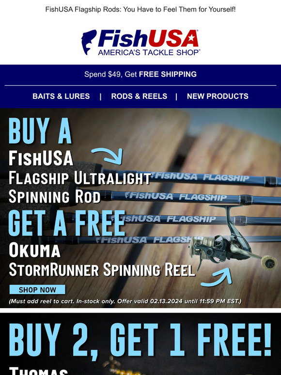 FishUSA.com: Buy 1, Get 1 FREE - Bagley Rumble B's 🎯