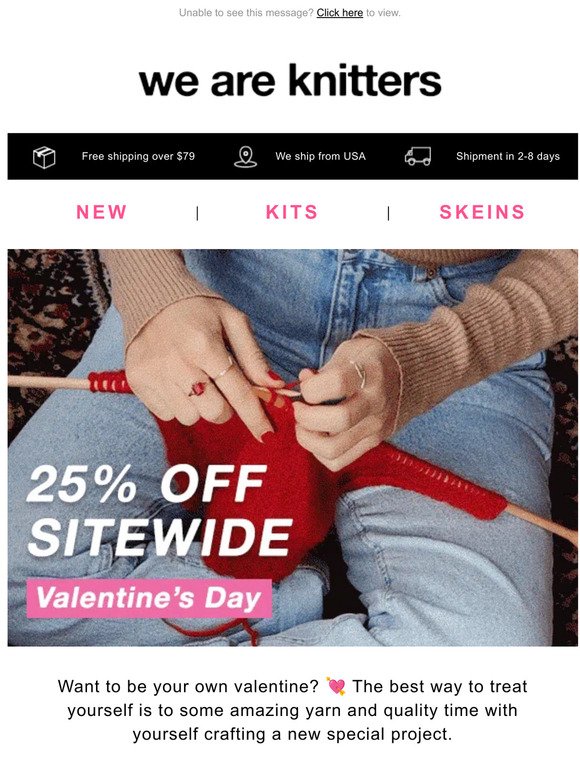 25% OFF for you 🥰 Find love in every stitch 💓