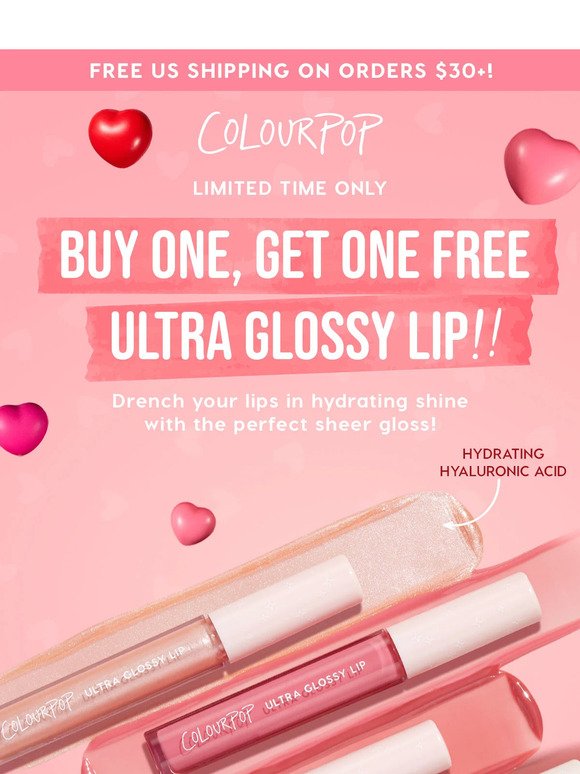 BOGO free Ultra Glossy Lip 💘✨