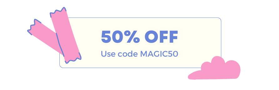 50% off VIP discount for Mood Magic launch