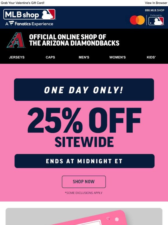 25% OFF SITEWIDE --> Save Today Only
