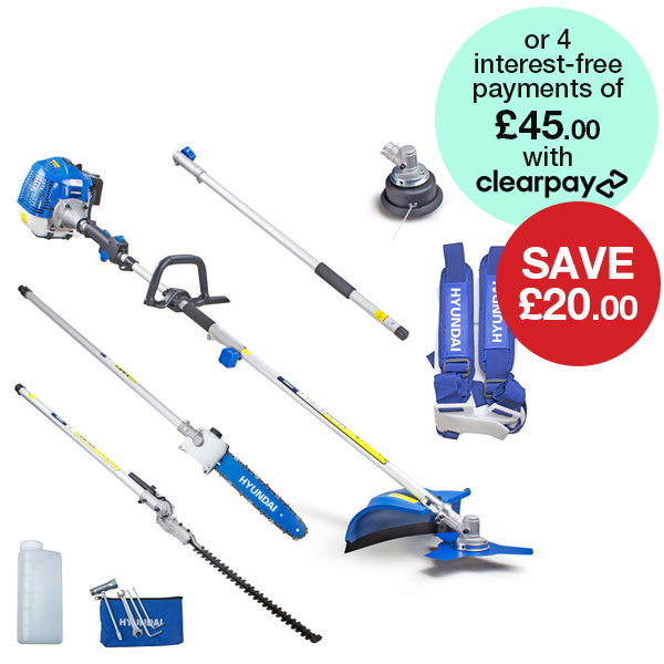 Hyundai 52cc Petrol Garden 5 in 1 Multi Tool | HYMT5200X