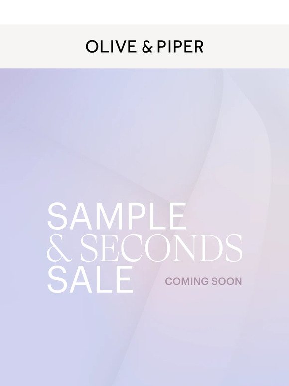 Sample & Seconds Sale 😱