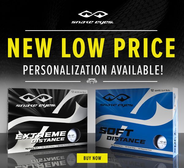 Snake Eyes Golf Balls w/ Personalization Available!