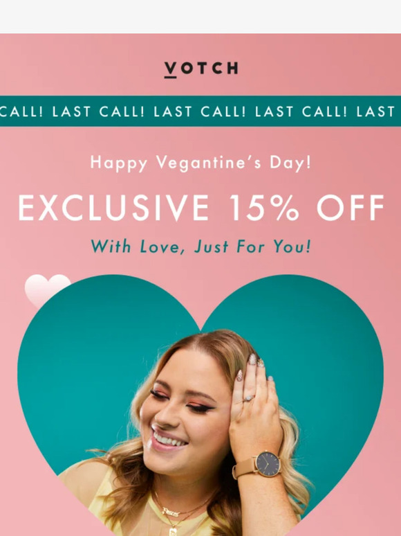Embrace Vegan Love with 15% Off ❤️