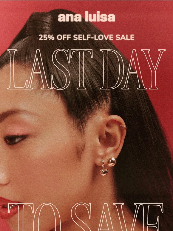 LAST DAY: 25% OFF SALE