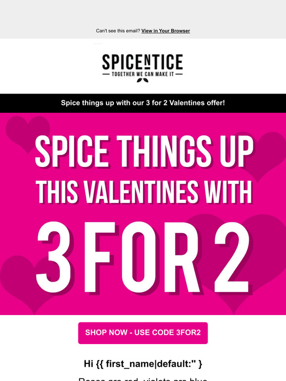 Hot deal alert! Get spicy 3 for 2 offer! 🔥