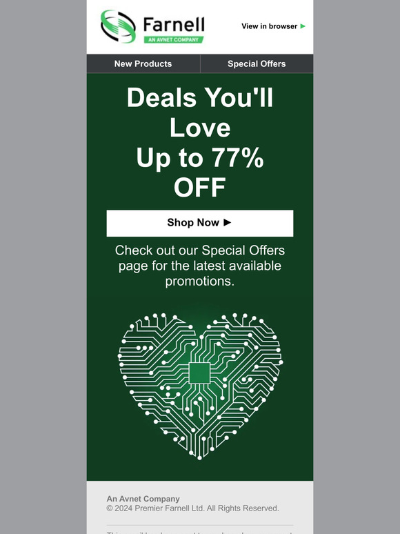 Deals You'll Love - Up To 77% Off Selected Items