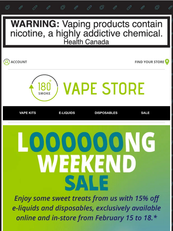 Enjoy 15% Off All Weekend Long 🌬️💰