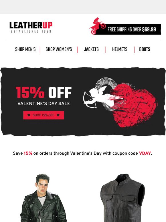 15% OFF Valentine's Day sale ends midnight ⌛