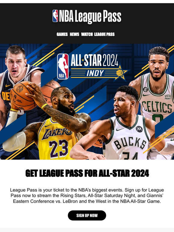 NBA League Pass IE AllStar 2024 is Almost Here Milled