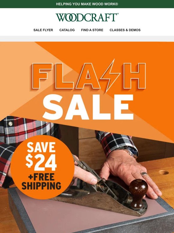 Today's Special Flash Deal — Save $24 + Free Shipping!