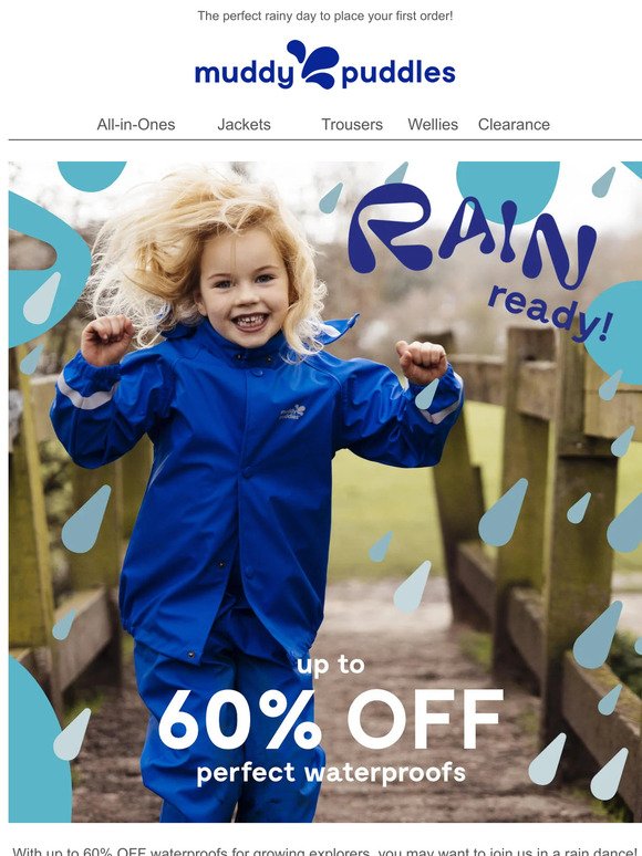 Reasons to love the rain 🌧️ Up to 60% OFF