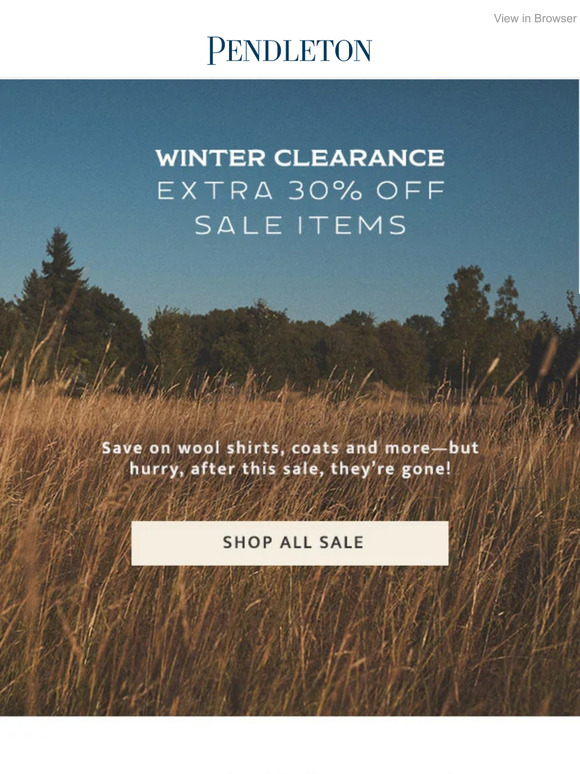 Pendleton Woolen Mills Email Newsletters Shop Sales, Discounts, and