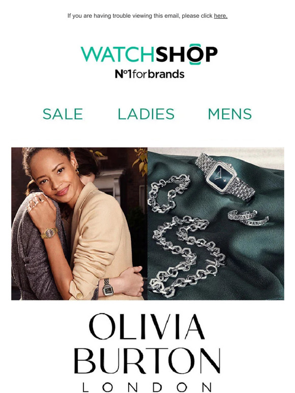 Shop Olivia Burton Watches & Jewellery | Up to 20% off | Selected lines only