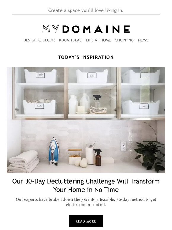 The Easiest 30-Day Decluttering Challenge to Transform Your Home In No Time