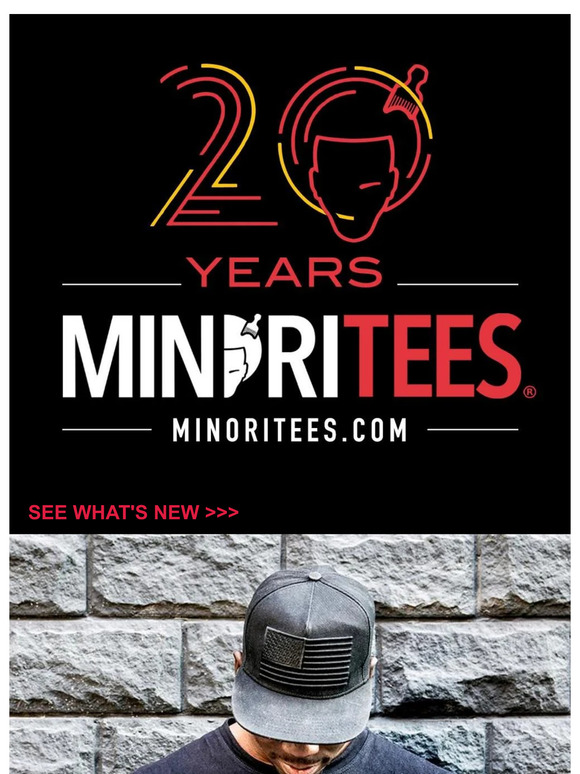 BLESS YOUR HEART. Minoritees' 20 Years with 20% OFF using code CREATE20