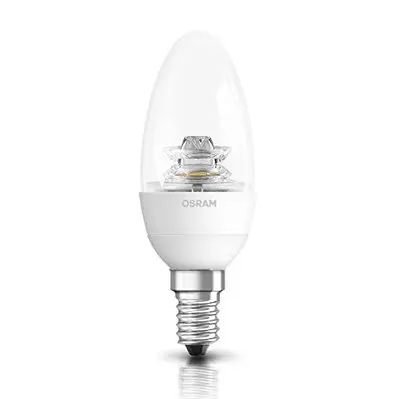 Ampoule LED flamme dimmable - E14 - 6W - Blanc chaud