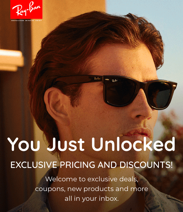 You Just Unlocked Exclusive Pricing and discounts!