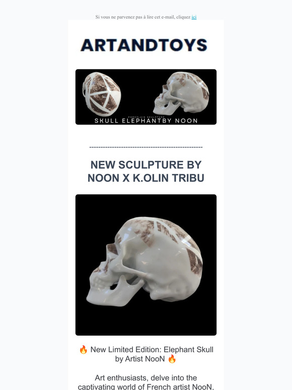 🕺 TOMORROW :: New skull Porcelain by NooN -Elephant Skull🕺