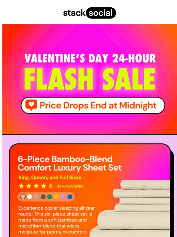 24-HOUR V-DAY SALE || ENDS @ MIDNIGHT