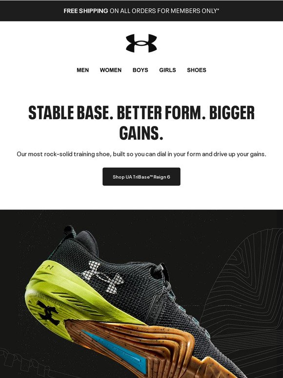 UA TriBase Reign 6 Shoes: Lift more now, win more later