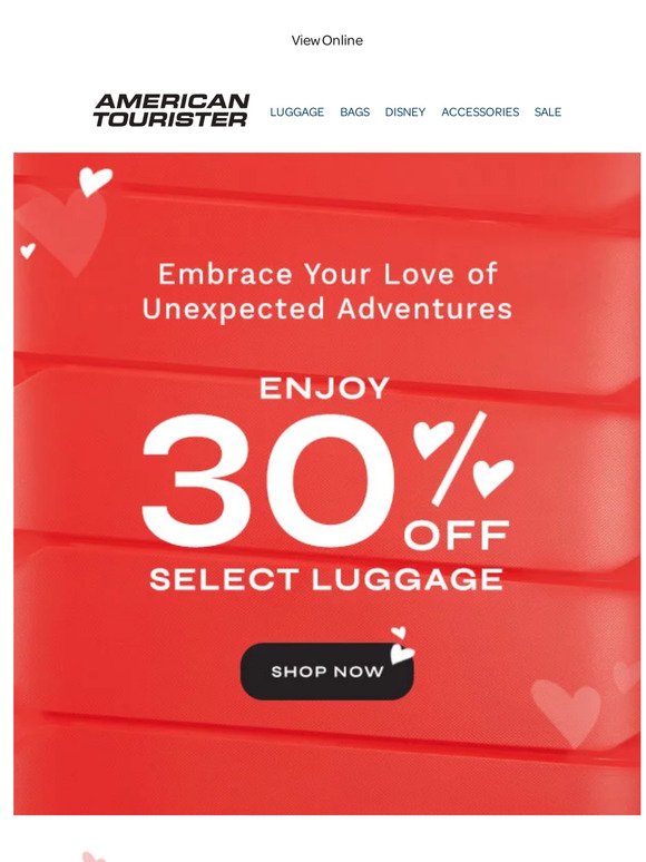♥️ Sweetheart Sale: Luggage Starting at $79.99