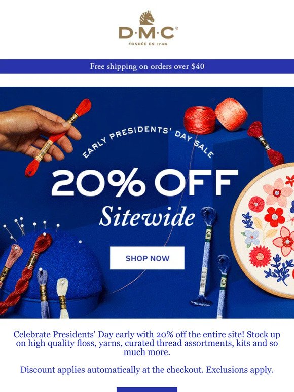 20% off Sitewide 🇺🇸