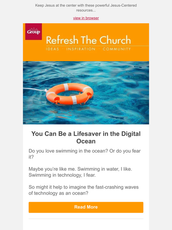 You Can Be a Lifesaver in the Digital Ocean