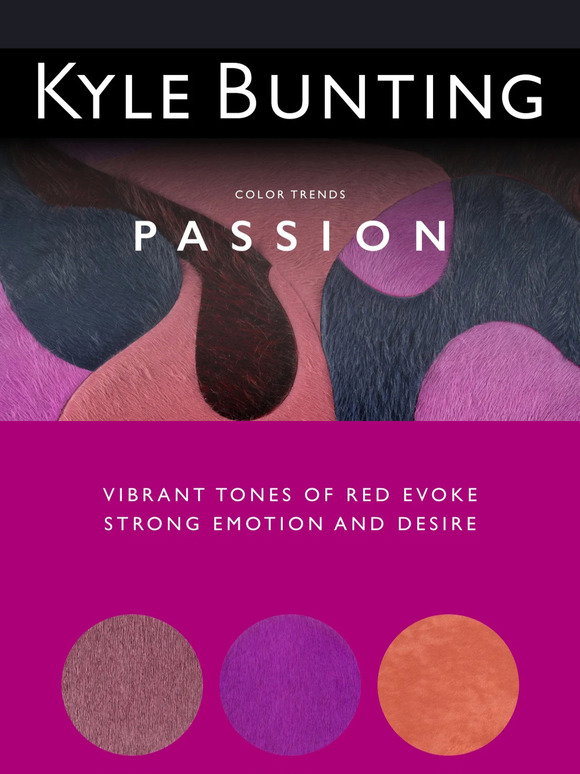 Kyle Bunting: PASSION 💖 - A 2024 winter color trend | Milled